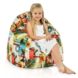 Ergonomiczna Sówki Pufa Worek Sako dla dzieci – Idealna do relaksu