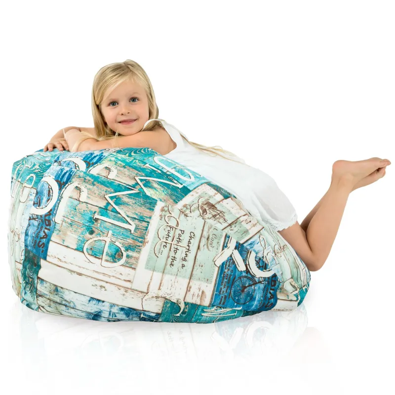 Ergonomiczna Sówki Pufa Worek Sako dla dzieci – Idealna do relaksu