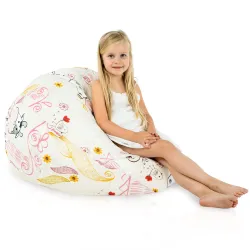Ergonomiczna Sówki Pufa Worek Sako dla dzieci – Idealna do relaksu