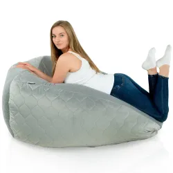 Luksusowa Brązowa Pufa Worek Sako Dla Dzieci Plusz – Świetna do domu i ogrodu