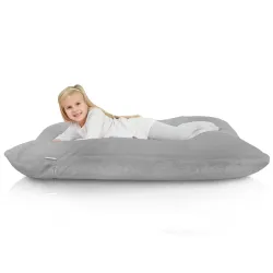 Lekka Szary Yeti Futrzana Poducha Do Siedzenia – Łatwa do przenoszenia