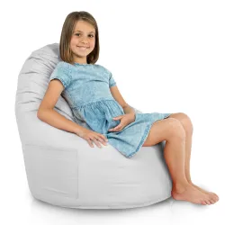 Biały fotel do siedzenia Porto