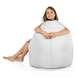 Biały fotel do siedzenia Porto