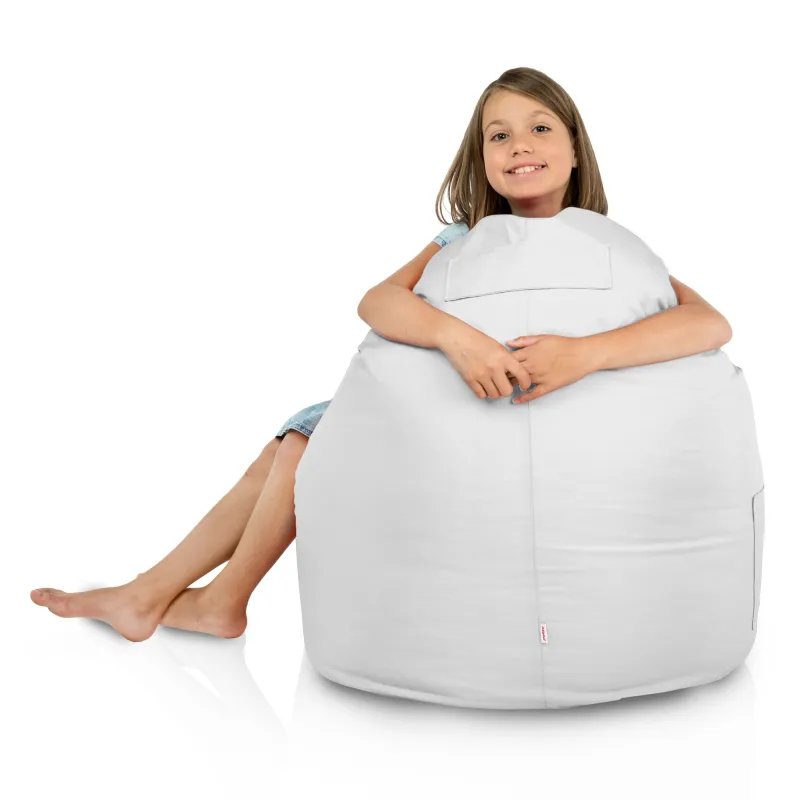 Biały fotel do siedzenia Porto