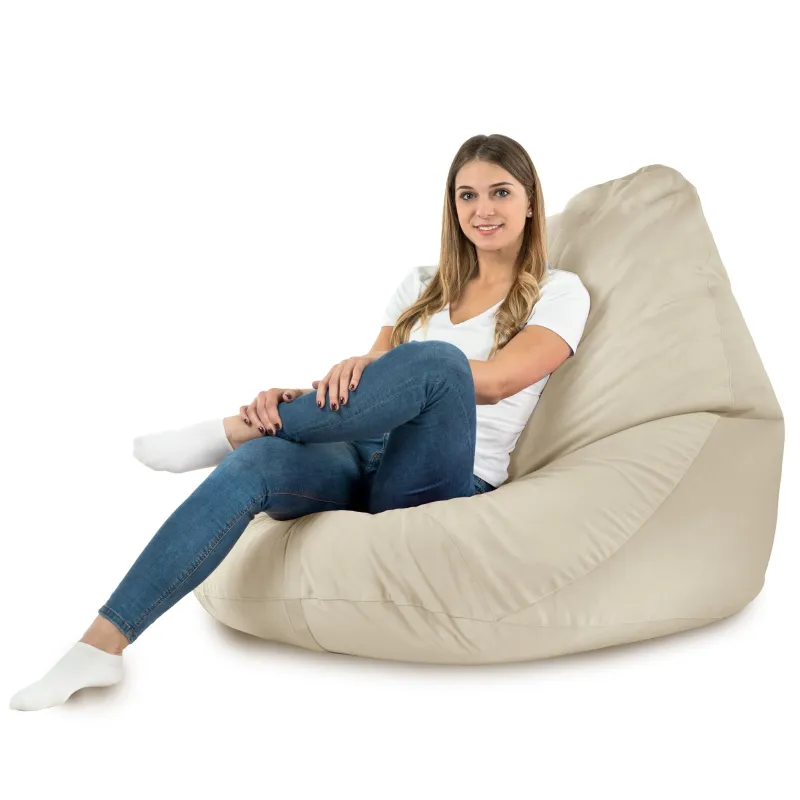 Worek Sako Drop XXL Perłowy Do Siedzenia Plusz