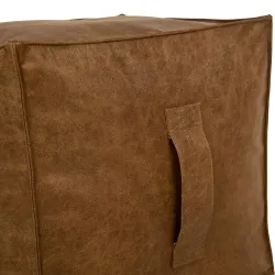 Wytrzymała Pufa skórzana cubo premium – Świetna do domu i ogrodu