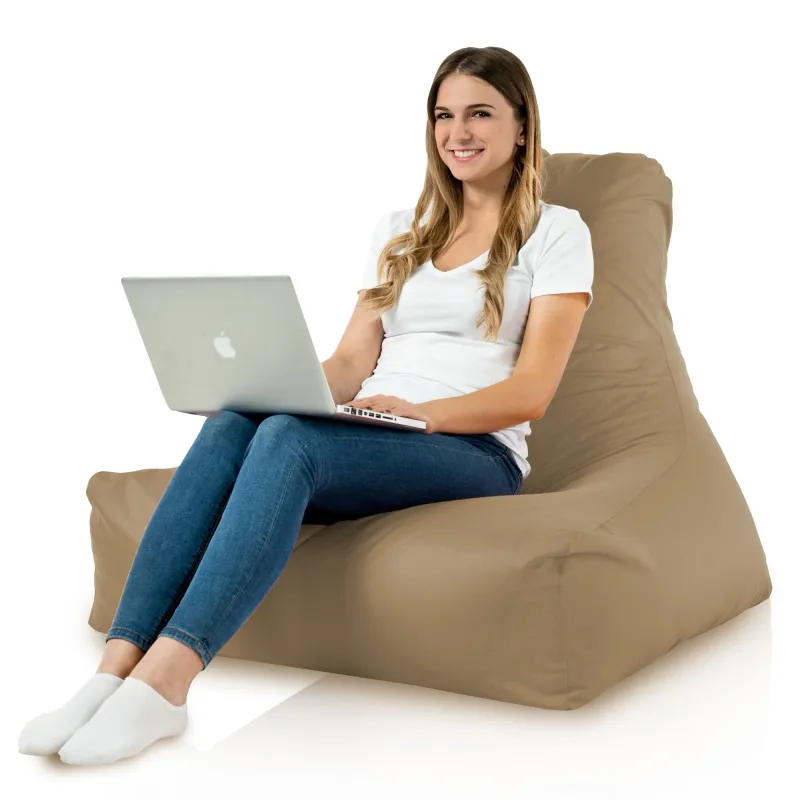 Wytrzymała Żółty fotel do siedzenia Bali outdoor – Doskonała dla dzieci i dorosłych