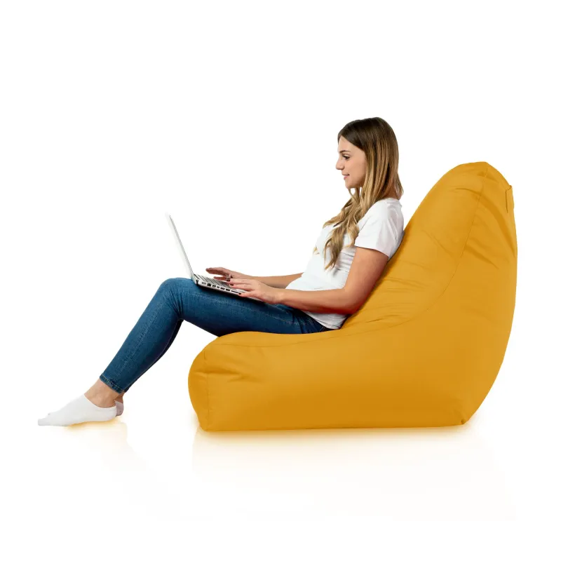 Wytrzymała Żółty fotel do siedzenia Bali outdoor – Doskonała dla dzieci i dorosłych