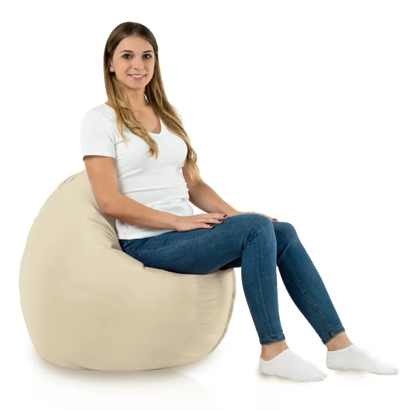 Nowoczesna Biała Poducha Okrągła Nylon – Świetna do domu i ogrodu