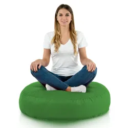 Nowoczesna Biała Poducha Okrągła Nylon – Świetna do domu i ogrodu