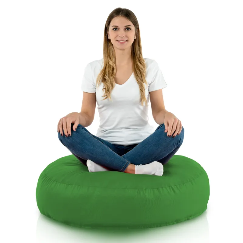 Nowoczesna Biała Poducha Okrągła Nylon – Świetna do domu i ogrodu