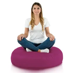 Nowoczesna Biała Poducha Okrągła Nylon – Świetna do domu i ogrodu