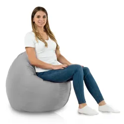 Nowoczesna Biała Poducha Okrągła Nylon – Świetna do domu i ogrodu