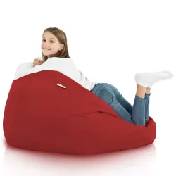 Nowoczesna Beżowa Pufa Worek Sako Dla Dziecka Nylon Outdoor – Idealna do relaksu