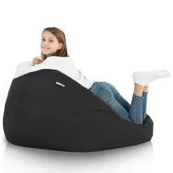 Nowoczesna Beżowa Pufa Worek Sako Dla Dziecka Nylon Outdoor – Idealna do relaksu