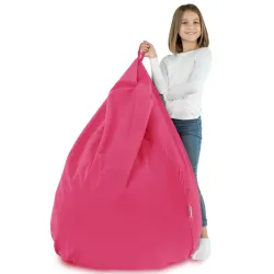 Ergonomiczna Beżowa Pufa Worek Sako Dla Dzieci Plusz – Z wysokiej jakości materiałów