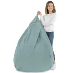 Ergonomiczna Beżowa Pufa Worek Sako Dla Dzieci Plusz – Z wysokiej jakości materiałów