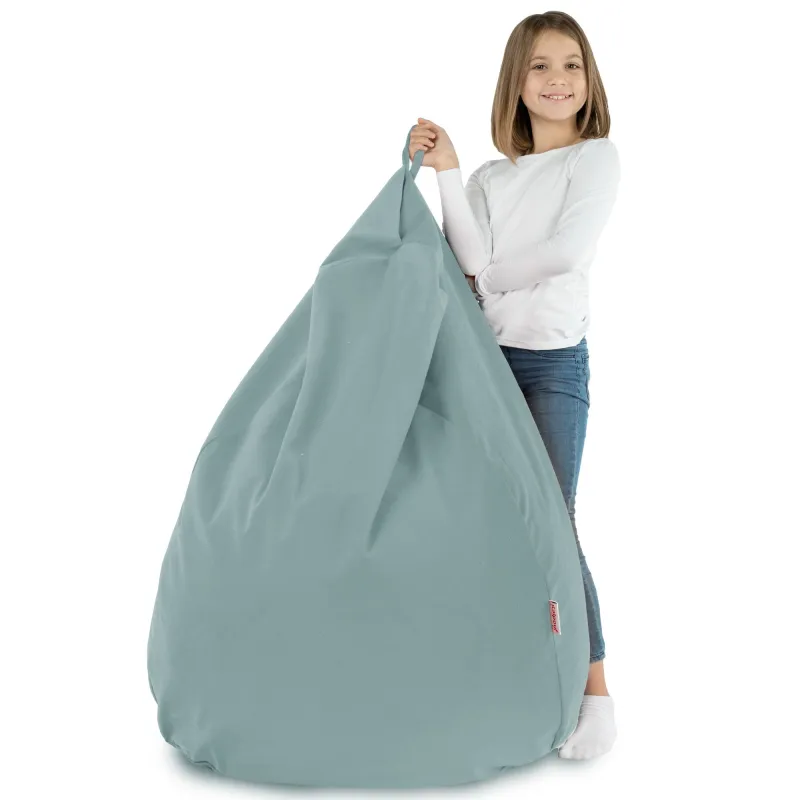 Ergonomiczna Beżowa Pufa Worek Sako Dla Dzieci Plusz – Z wysokiej jakości materiałów