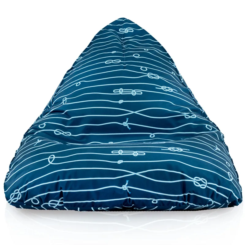 Ergonomiczna Łaciaty Pufa Sako Bermudy – Łatwa do przenoszenia