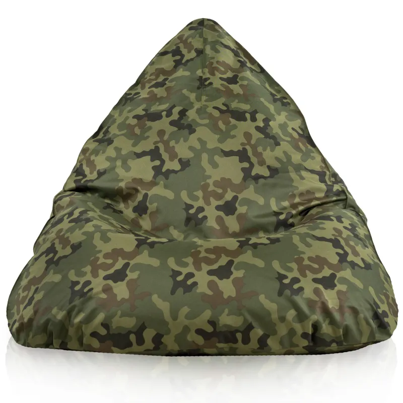 Nowoczesna Biała Pufa Sako Do Leżenia Bermudy Nylon – Z wodoodporną powłoką