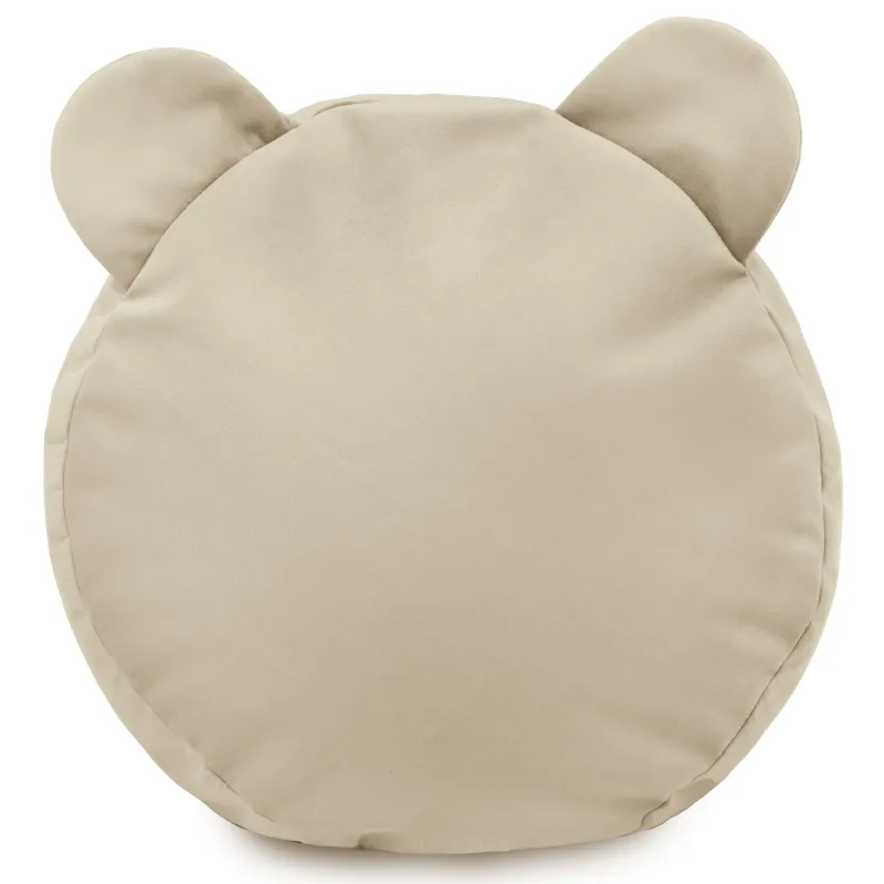 Perłowy Podnóżek Puf Plusz