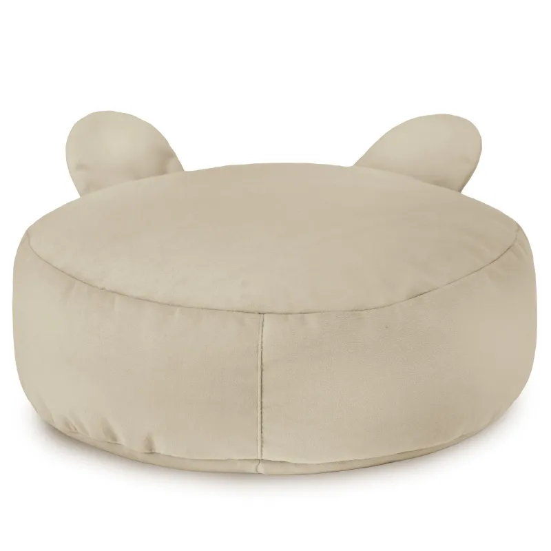 Perłowy Podnóżek Puf Plusz