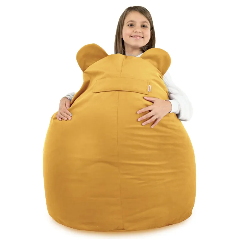 Perłowy fotel pufa dla dzieci – wygoda i bezpieczeństwo w miękkiej formie