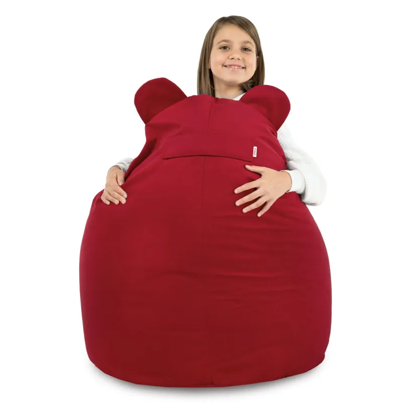 Perłowy fotel pufa dla dzieci – wygoda i bezpieczeństwo w miękkiej formie