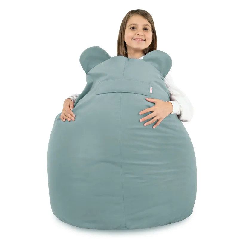 Perłowy fotel pufa dla dzieci – wygoda i bezpieczeństwo w miękkiej formie