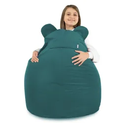 Perłowy fotel pufa dla dzieci – wygoda i bezpieczeństwo w miękkiej formie