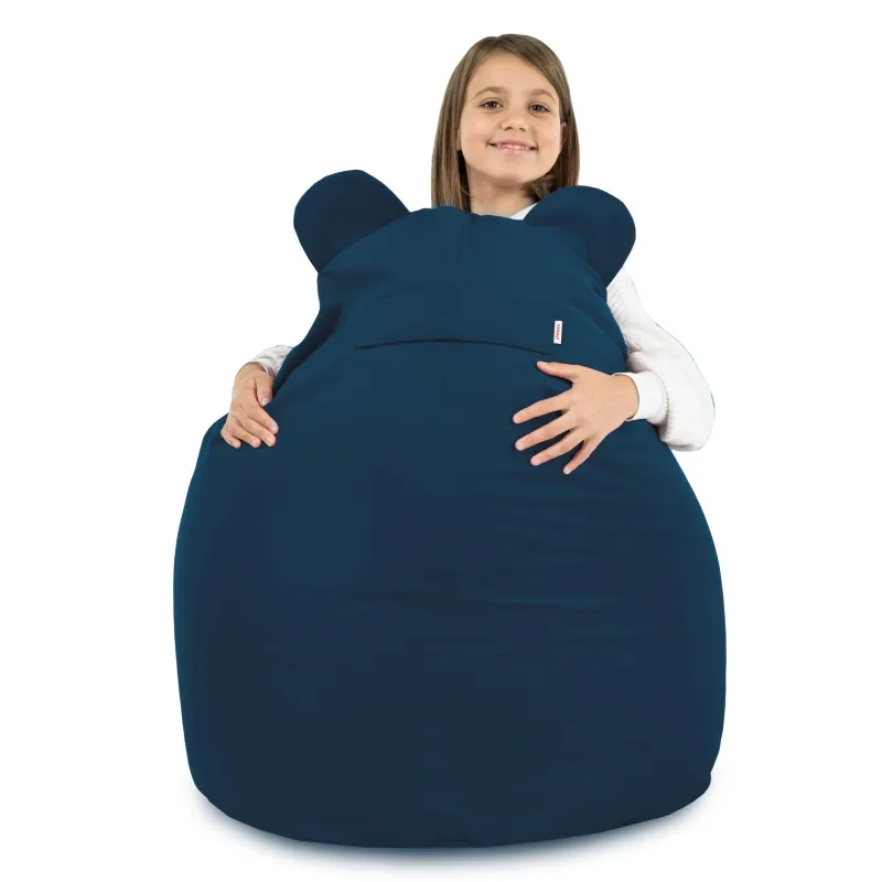 Perłowy fotel pufa dla dzieci – wygoda i bezpieczeństwo w miękkiej formie