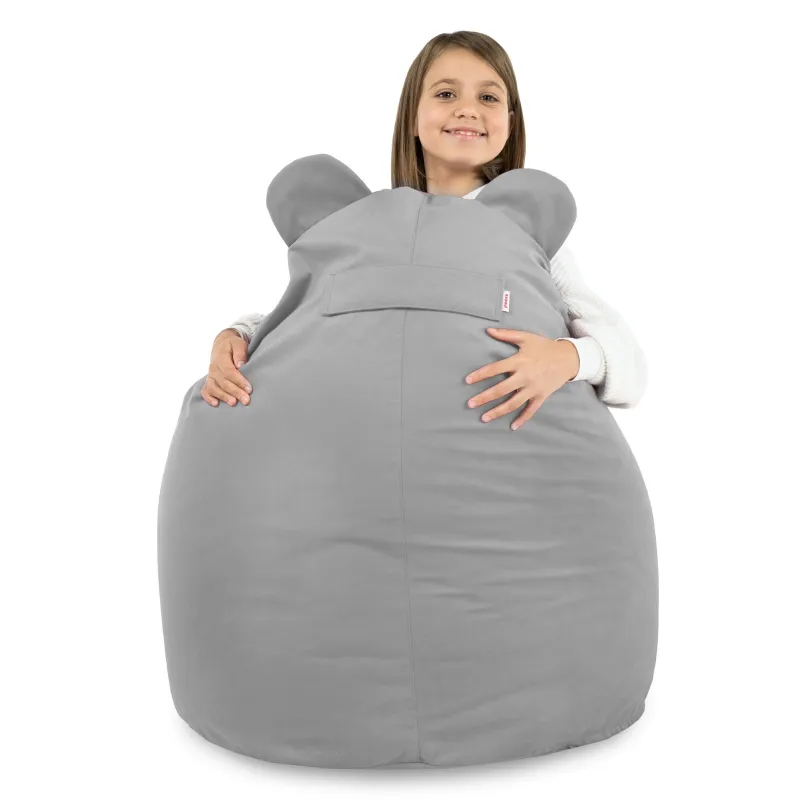 Perłowy fotel pufa dla dzieci – wygoda i bezpieczeństwo w miękkiej formie