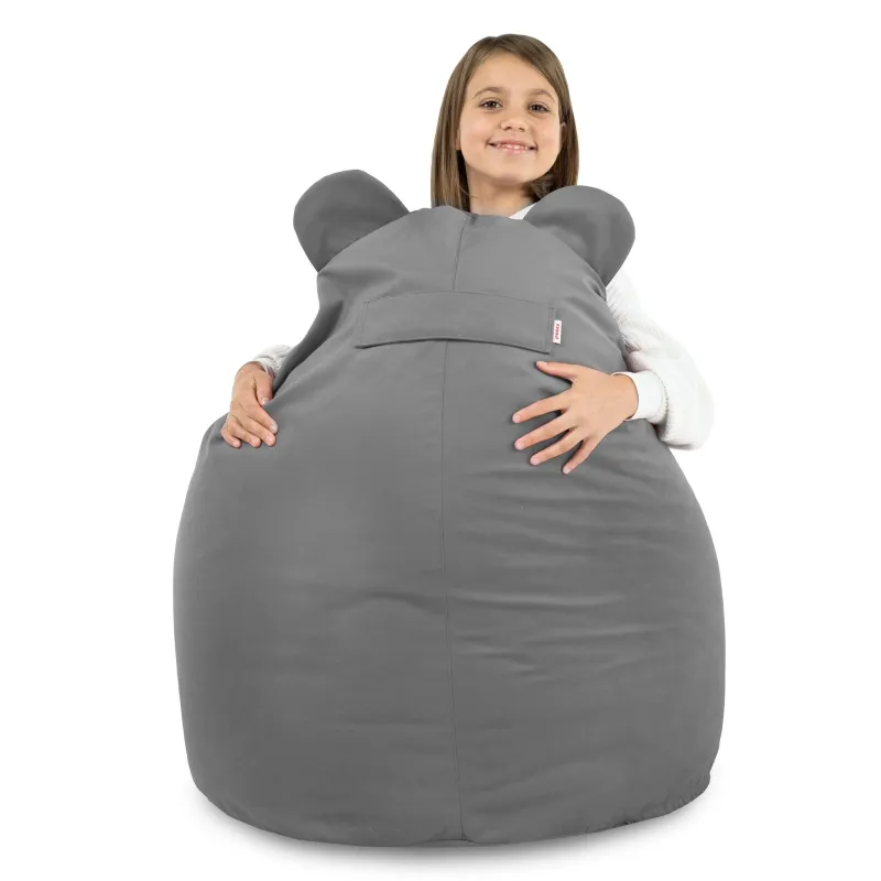 Perłowy fotel pufa dla dzieci – wygoda i bezpieczeństwo w miękkiej formie