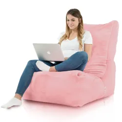 Szary fotel pufa sako z futra – przytulność i miękkość w nowoczesnym stylu