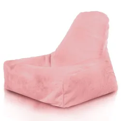 Fotel Sako Pufa Siedzisko Bali z Oparciem - Futerko Yeti