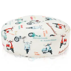 Pufa Podnóżek Okrągły - Premium Prints