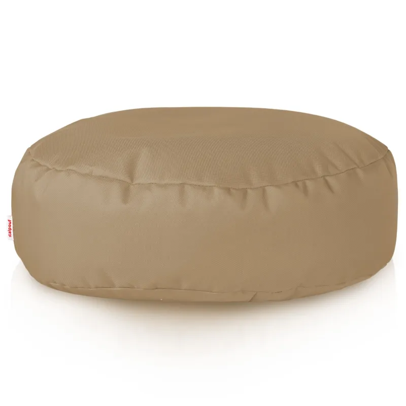 Lekka biały podnóżek puf nylon outdoor – Doskonała dla dzieci i dorosłych