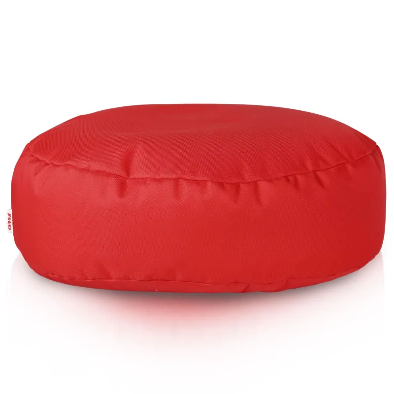 Lekka biały podnóżek puf nylon outdoor – Doskonała dla dzieci i dorosłych