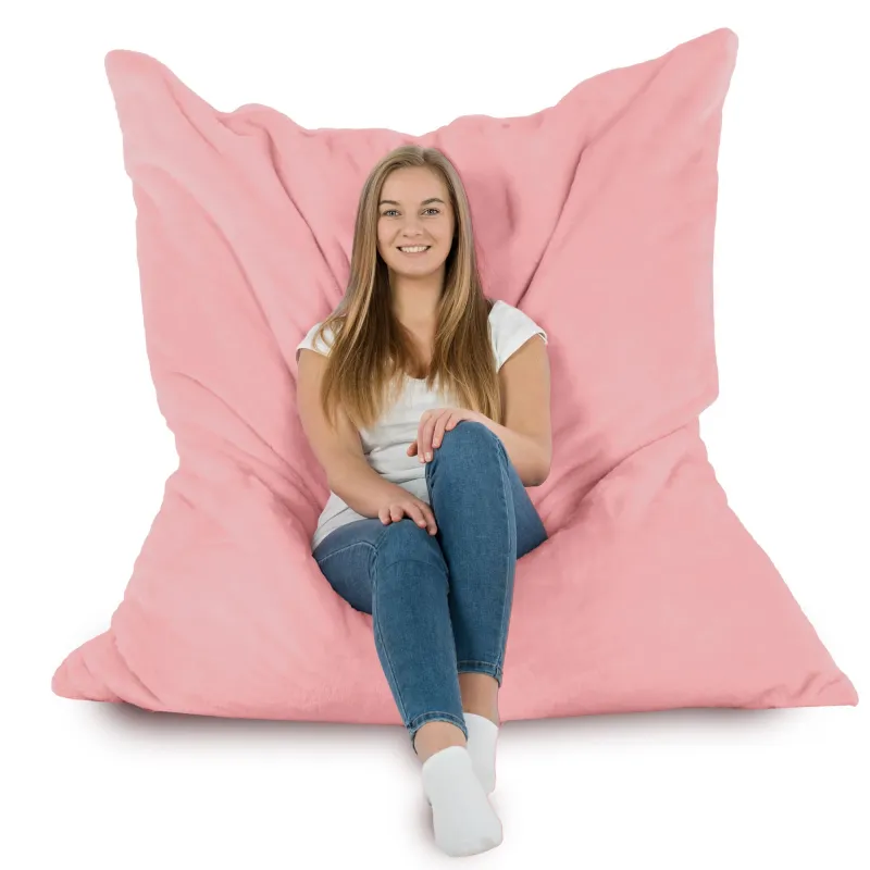 Lekka Szary Yeti Futrzana Poducha Do Siedzenia – Łatwa do przenoszenia