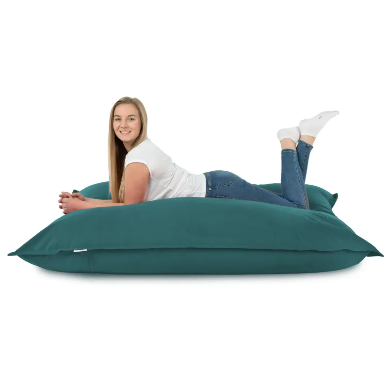 Luksusowa Beżowa Poducha XL Do Leżenia Plusz – Łatwa do przenoszenia