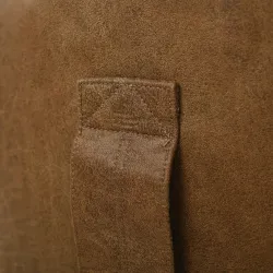 Wygodna Pufa skórzana cilindro premium – Z wodoodporną powłoką