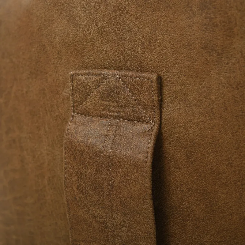 Wygodna Pufa skórzana cilindro premium – Z wodoodporną powłoką