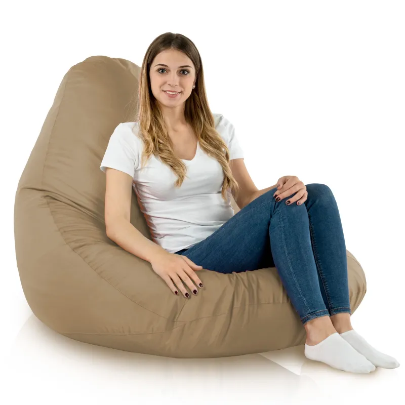 Stylowa Biały Worek Sako Drop XXL Outdoor – Z wodoodporną powłoką