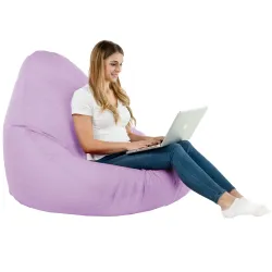 Stylowa Biały Worek Sako Drop XXL Outdoor – Z wodoodporną powłoką