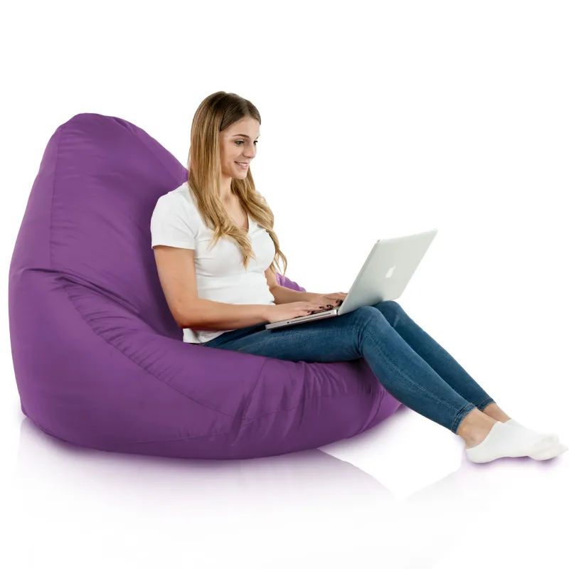 Stylowa Biały Worek Sako Drop XXL Outdoor – Z wodoodporną powłoką