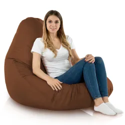 Stylowa Biały Worek Sako Drop XXL Outdoor – Z wodoodporną powłoką