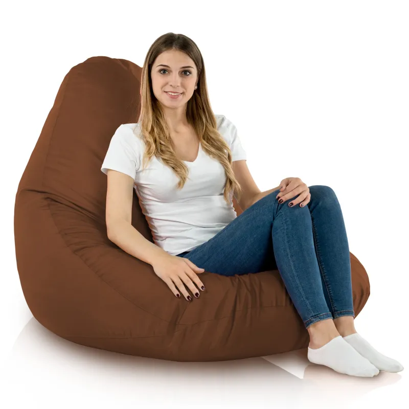 Stylowa Biały Worek Sako Drop XXL Outdoor – Z wodoodporną powłoką