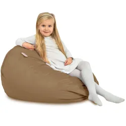 Ergonomiczna Perłowy Worek Fotel Dla Dzieci Pluszowy – Z wysokiej jakości materiałów