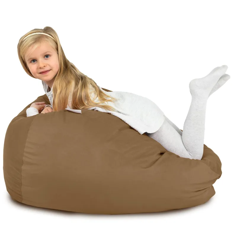 Ergonomiczna Perłowy Worek Fotel Dla Dzieci Pluszowy – Z wysokiej jakości materiałów