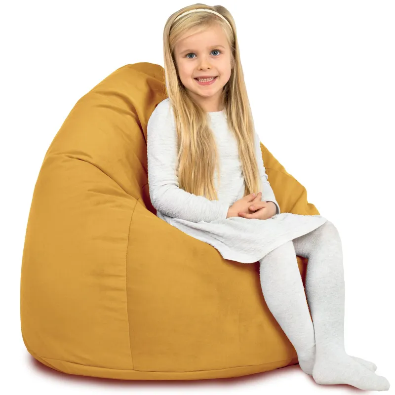 Ergonomiczna Perłowy Worek Fotel Dla Dzieci Pluszowy – Z wysokiej jakości materiałów